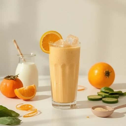 Collagen Sunlit Yuzu-Persimmon Silk Smoothie