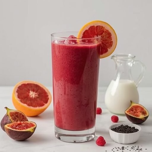Collagen Boosting Crimson Sesame Orchid Smoothie