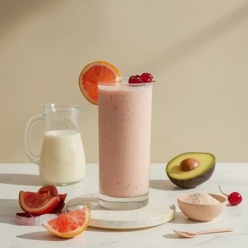 Collagen Boosting Sakura Citrus Veil Smoothie