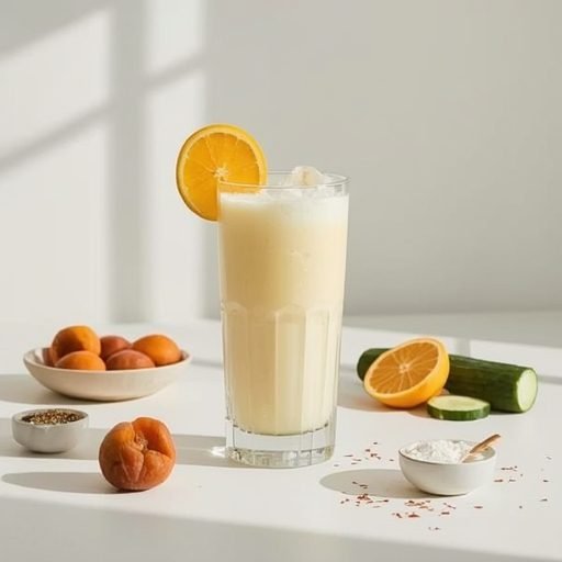 Skin Radiance Saffron Apricot Lassi Smoothie