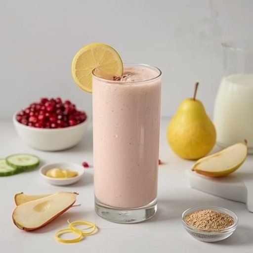Skin Radiance Mediterranean Pomegranate Tahini Smoothie