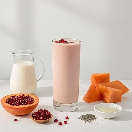 Skin Nourishment Desert Rosewater Pomegranate Smoothie