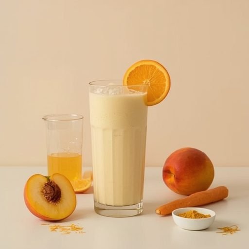 Skin Radiance Saffron Peach Lassi Smoothie