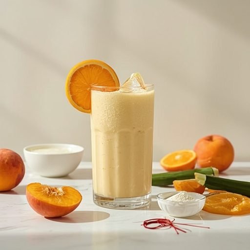 Skin Radiance Saffron Apricot Lassi Smoothie