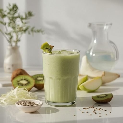Collagen Boosting Coastal Kiwi-Fennel Smoothie