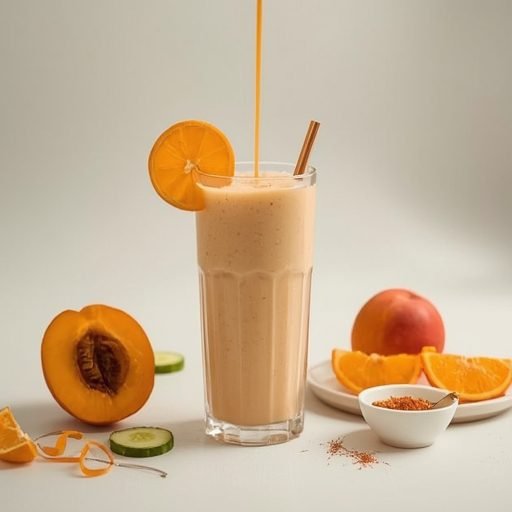 Skin Radiance Saffron Apricot Lassi Smoothie