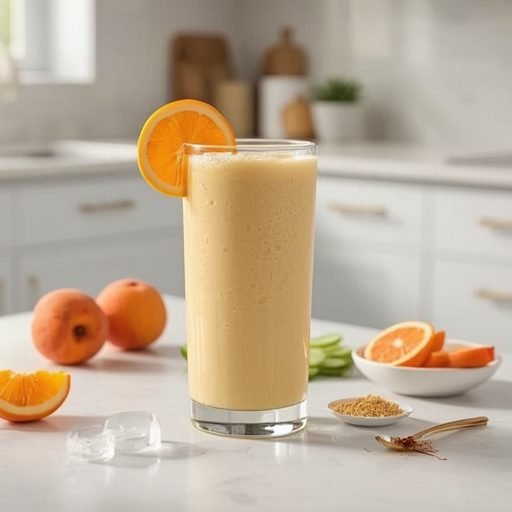 Skin Radiance Saffron Apricot Lassi Smoothie