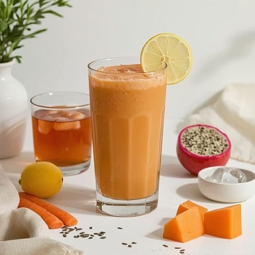 Skin Repair Amber Carrot-Dragonfruit Smoothie