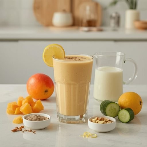 Skin Radiance Saffron-Quince Pistachio Smoothie