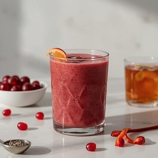 Vitamin-Rich Crimson Rooibos Pomegranate Smoothie