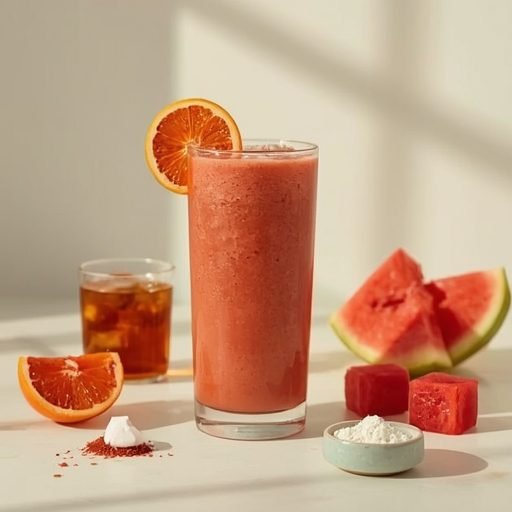 Vitamin Boosting Crimson Rooibos-Camu Oasis Smoothie